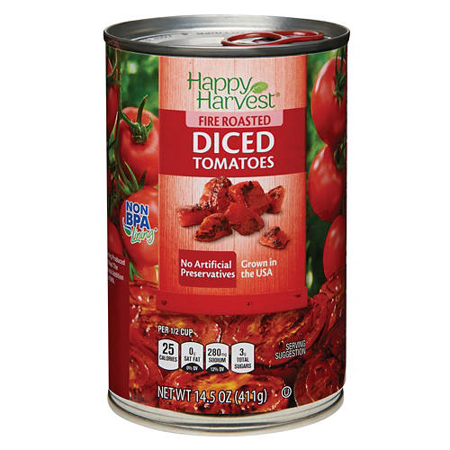 Happy Harvest Fire Roasted Diced Tomatoes, 14.5 oz Can